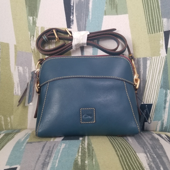 🎯👜Dooney & Bourke Florentine Cameron Crossbody Shoulder Bag Purse In Denim - Picture 1 of 13